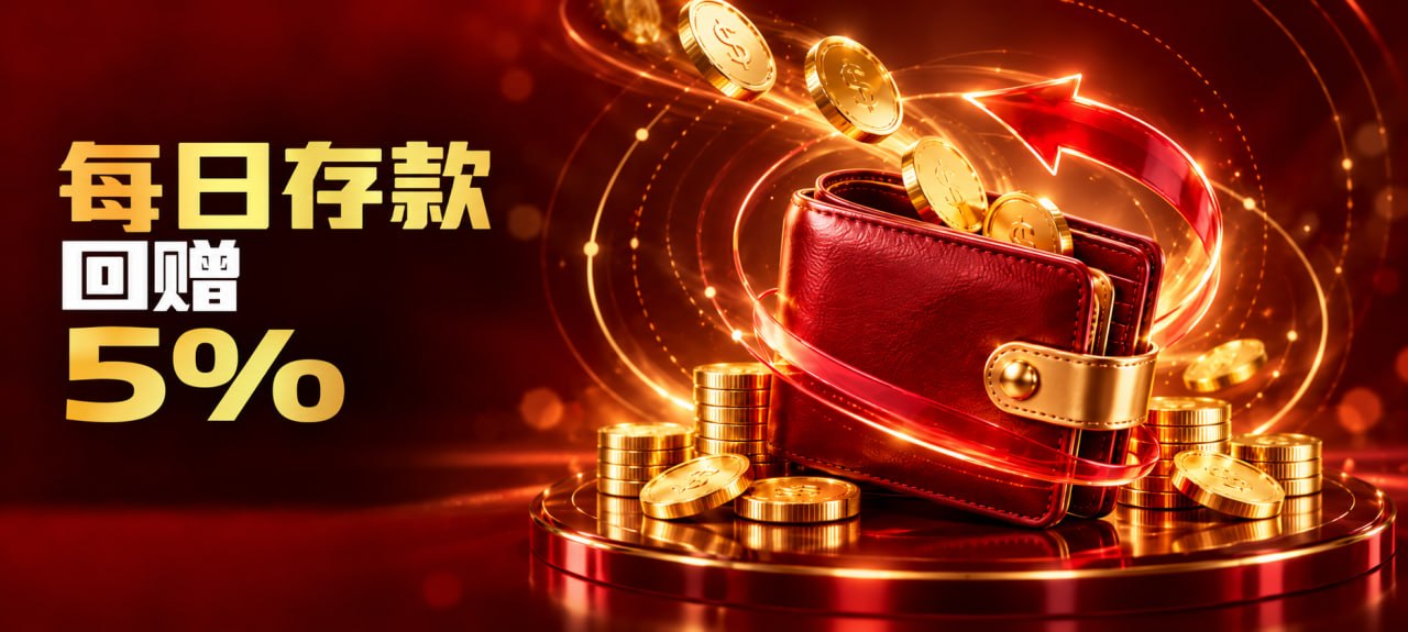 每日存款回赠 5%