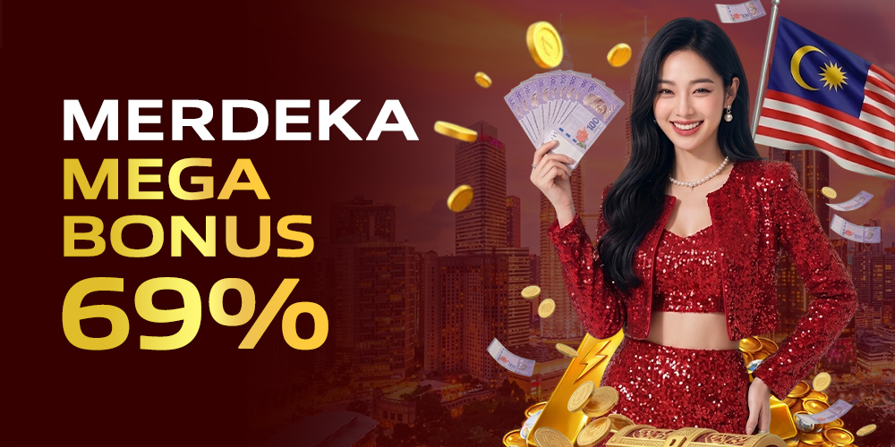 Merdeka Mega Bonus 69%