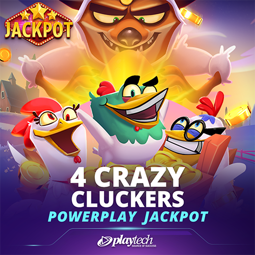 4 Crazy Cluckers™ PowerPlay Jackpot